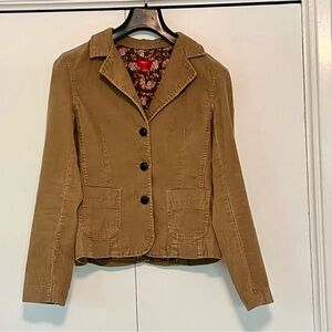 Mossimo Supply Co Tan Blazer Corduroy Jacket